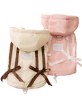 Pet Cat Clothing – Autumn & Winter Hooded Bow Style Pet Apparel