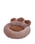 Cat Bed Set – Washable Thickened Bear Paw Bed with Blanket
