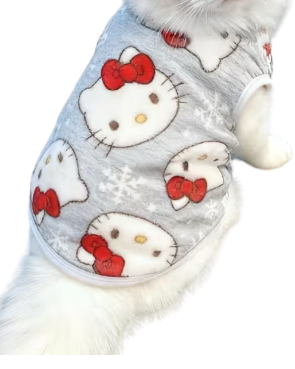 Cute Hello Kitty Plush-Lined Pet Vest