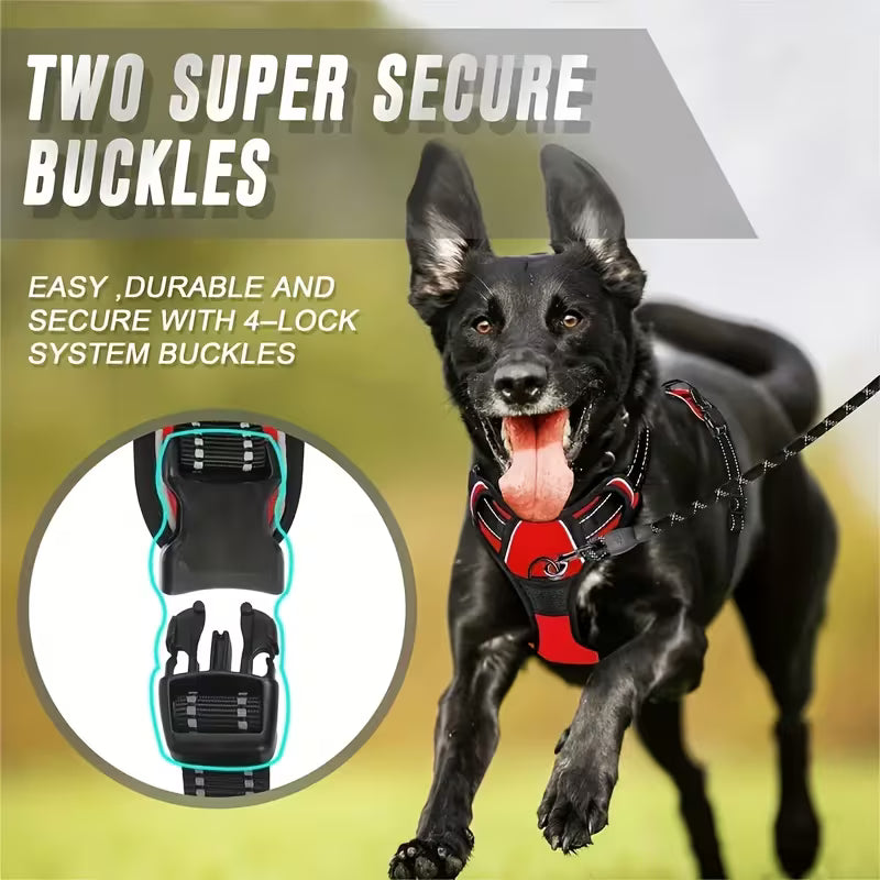 Adjustable Dog Harness with Padded Vest