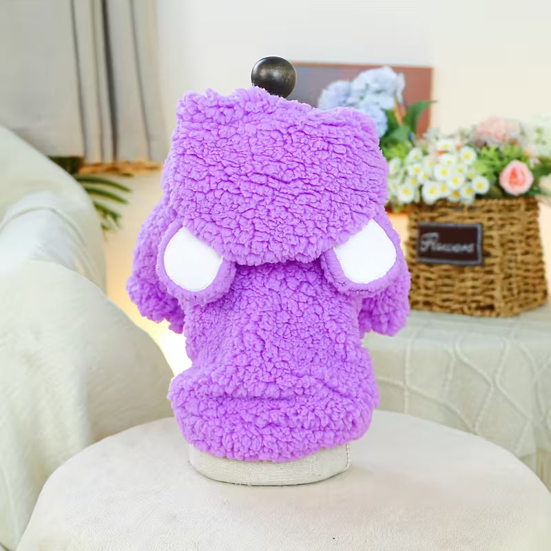 Little Bear Flannel Pet Hoodie