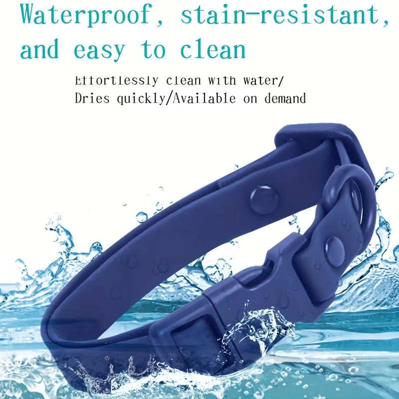 Adjustable Waterproof PVC Pet Collar