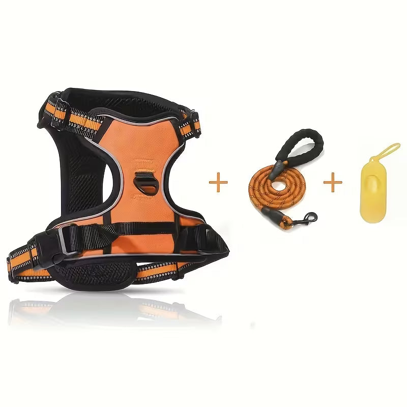 3pcs Anti-Escape Dog Harness Set