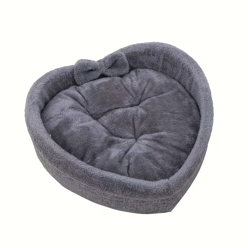 Love-Shaped Cat Bed – Cozy & Comfortable Cat Nest