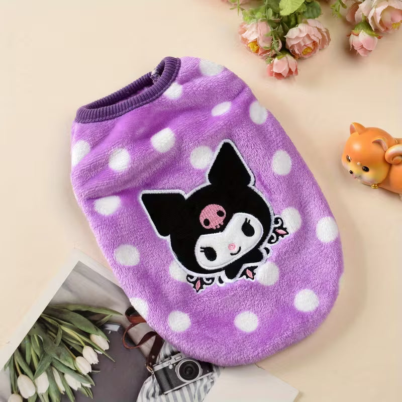 Sanrio , hellow kitty Adorable Cat Pattern Pet Vest