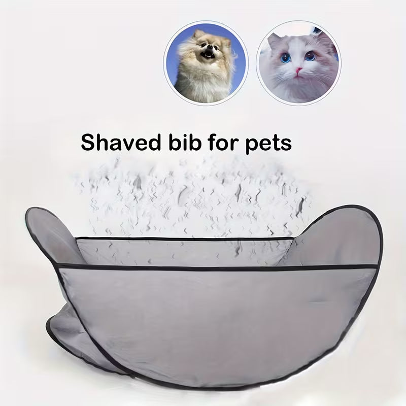 Pet Grooming Apron with Hair Collection Pouch