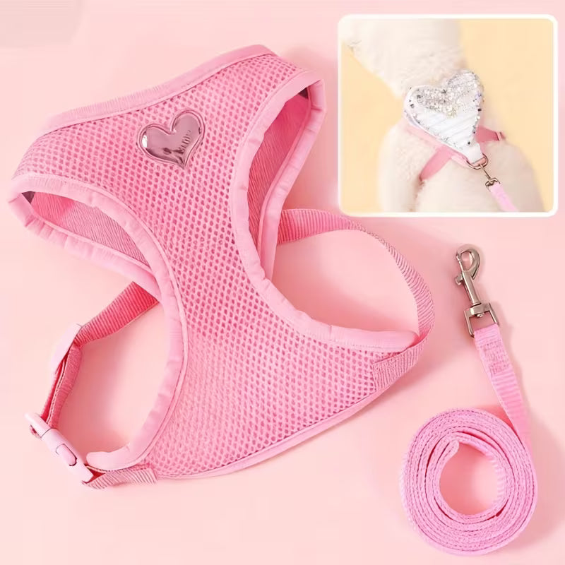 Cute Style Pet Harness Set