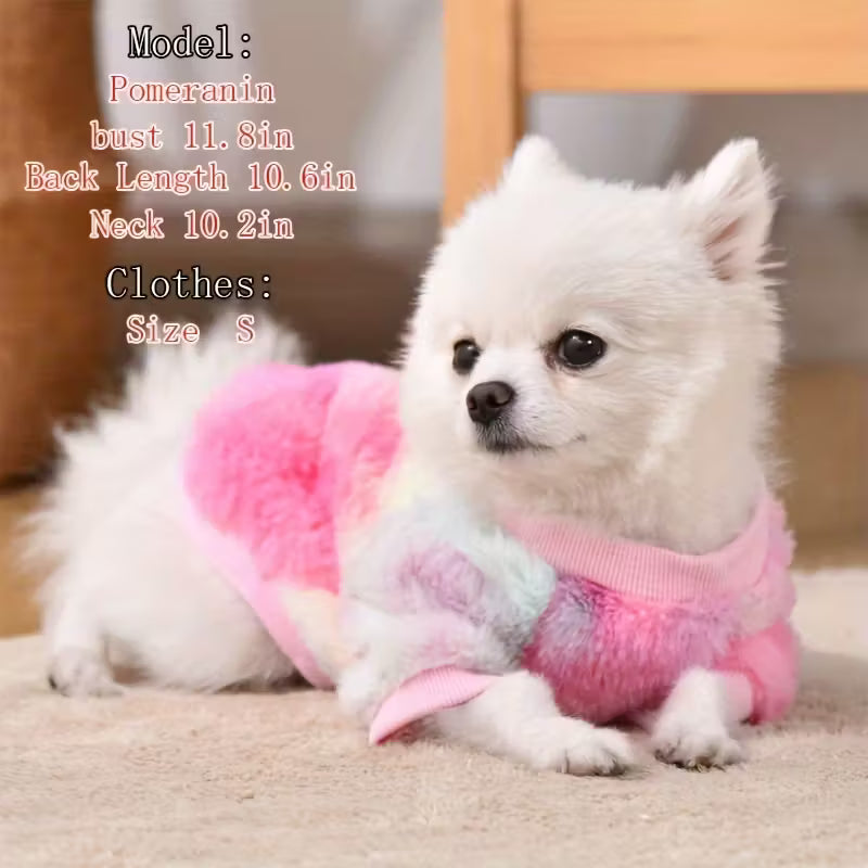 Tie-Dye Fleece Pet Sweater