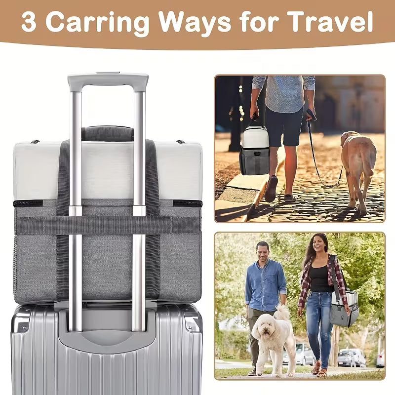 Manco Dual Layers Dog Travel Bag