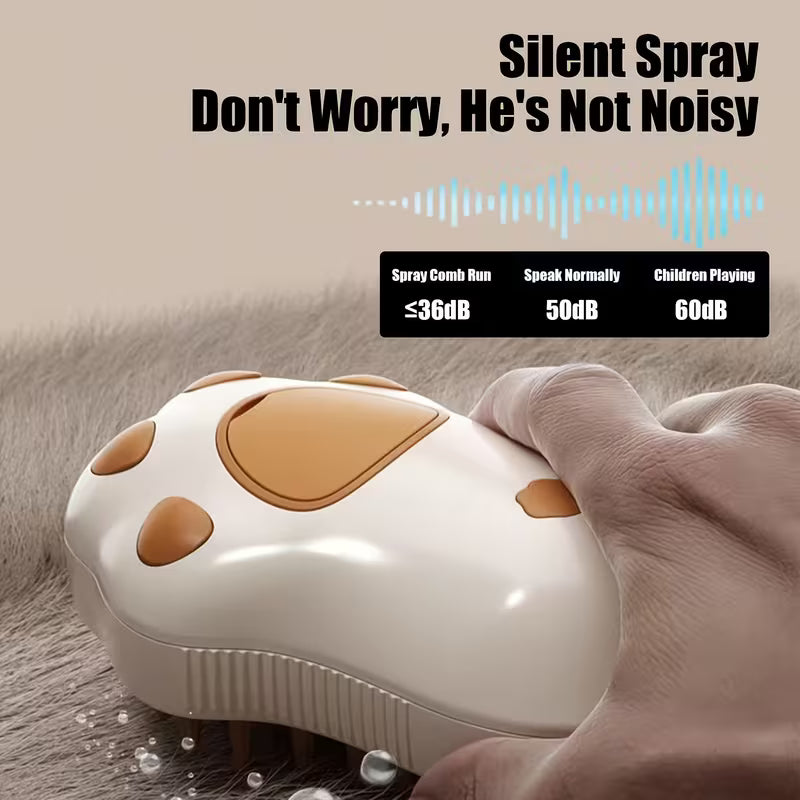 3-in-1 Electric Pet Steam Brush