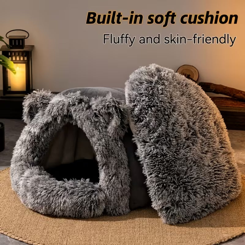 Winter Cat House – Warm & Comfortable Hideaway for Cats