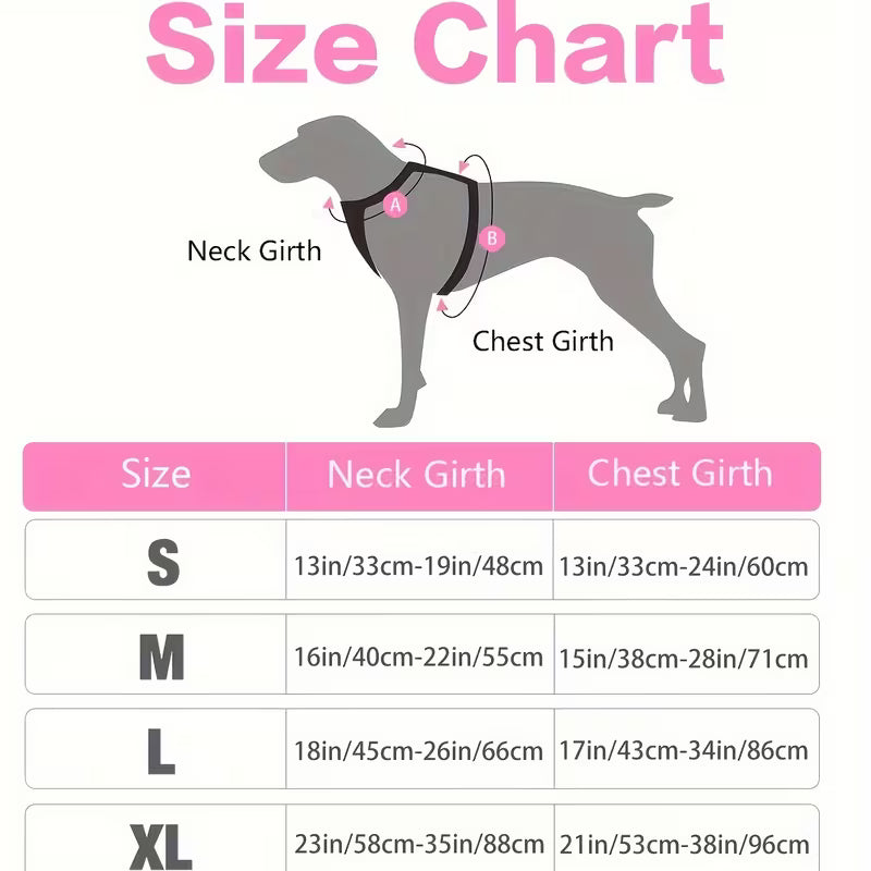 Adjustable Dog Harness with Padded Vest