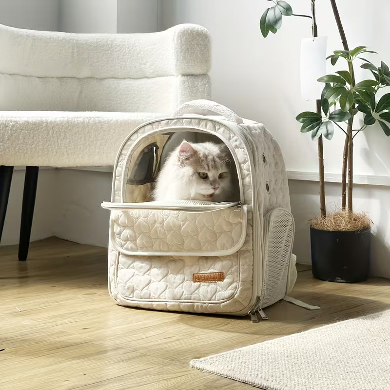 AMEEKLION Pet Backpack for Cats – Portable Travel Carrier