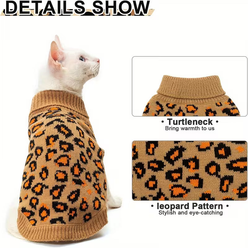 Stylish Leopard Print Pet Vest