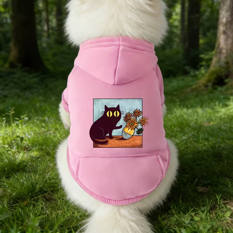 Cozy Cat Hoodie Coat