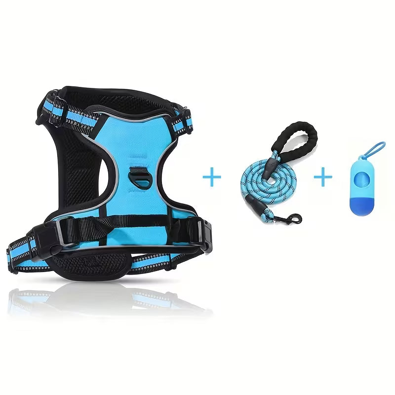 3pcs Anti-Escape Dog Harness Set
