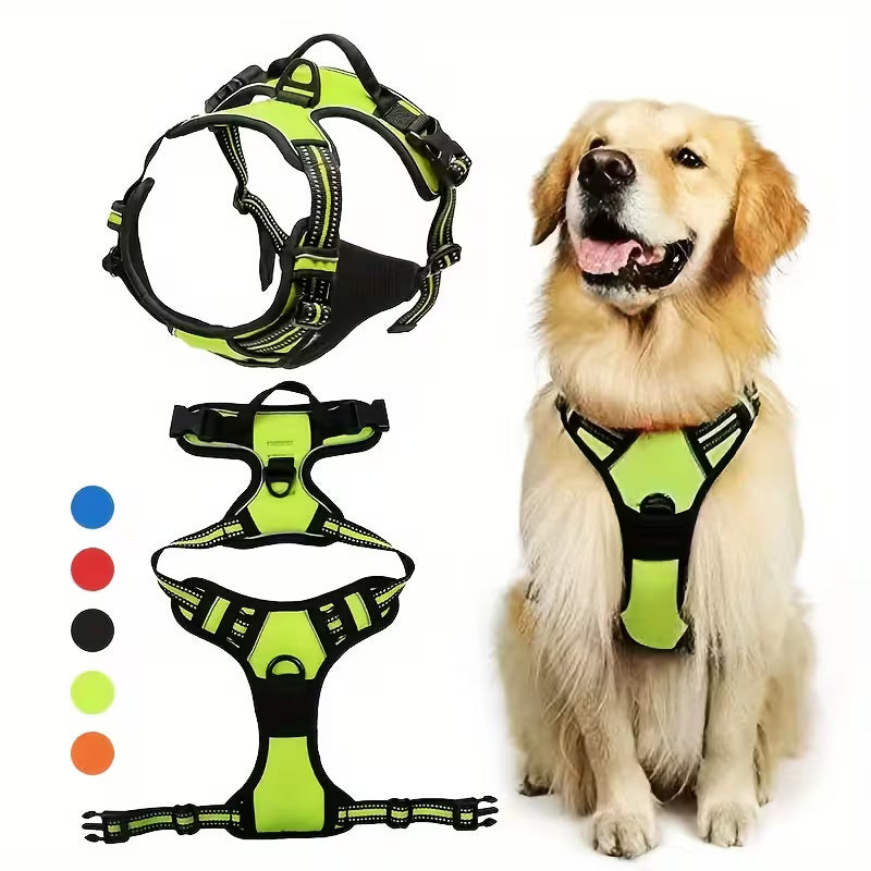 Adjustable Dog Harness with Padded Vest