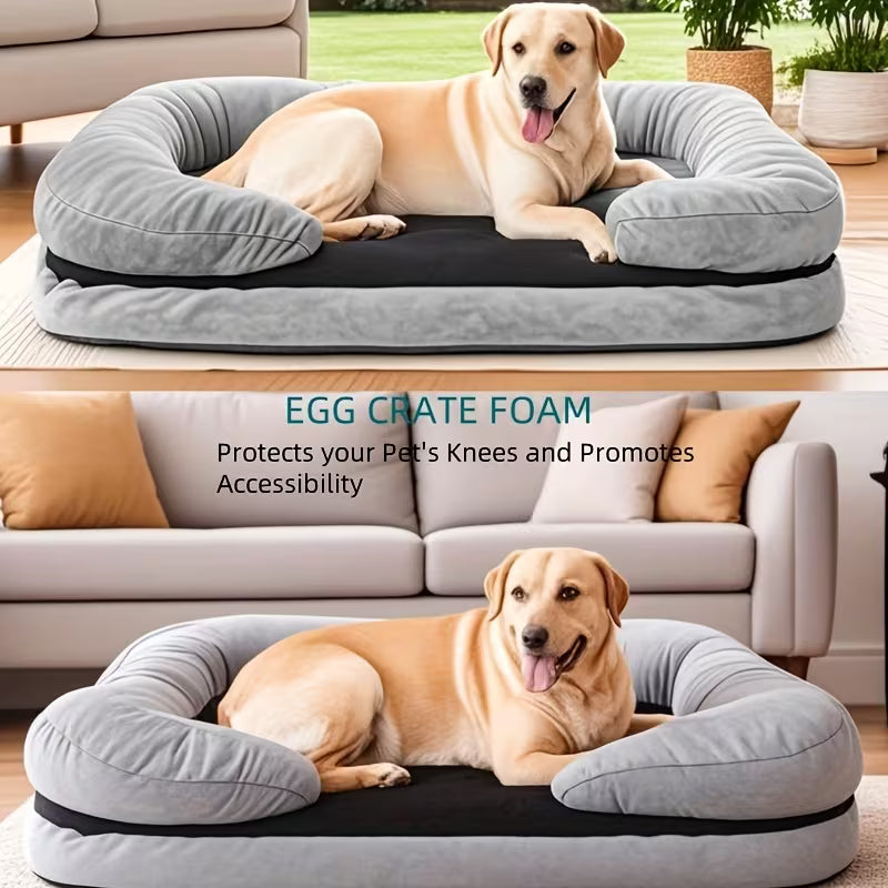 Medium–Large Orthopedic Dog Sofa Bed