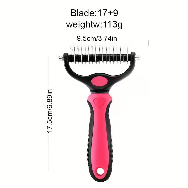 Double-Sided Pet Grooming Tool