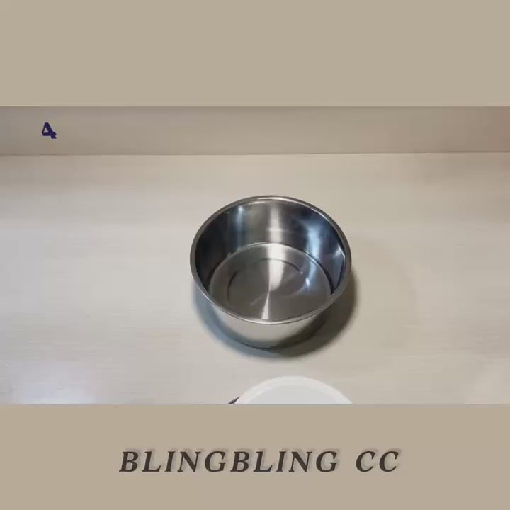 Anti-Spill Floating Stainless Steel Dog Water Bowl