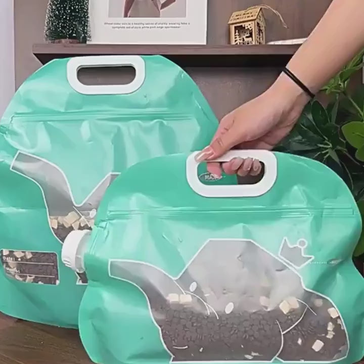 Portable Dog Food Storage Bags